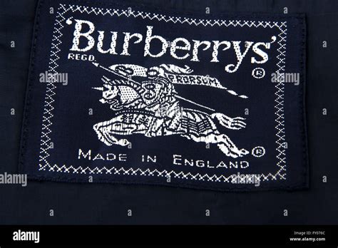 Burberry Etikett 